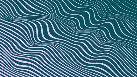 Abstract geometric vector background of diagonal wavy lines. Modern colors. Stock Illustration