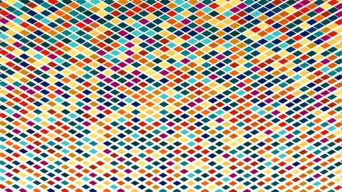 Abstract geometric vector background of diagonal parallel colored rectangles. Stock Illustration
