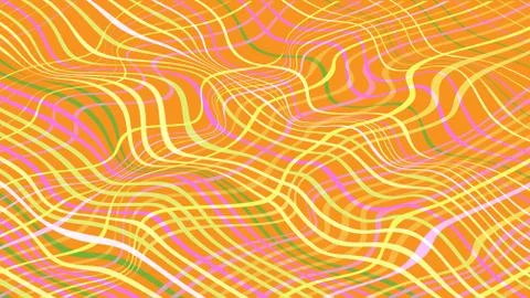 Abstract geometric vector background of diagonal wavy colored lines. Stock ve Stock Illustration