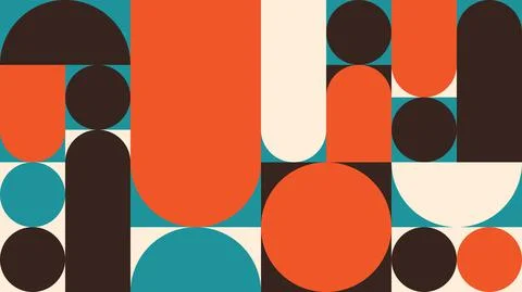 Abstract Geometric Vector Background Stock Illustration