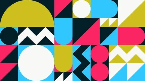 Abstract Geometric Vector Background Stock Illustration