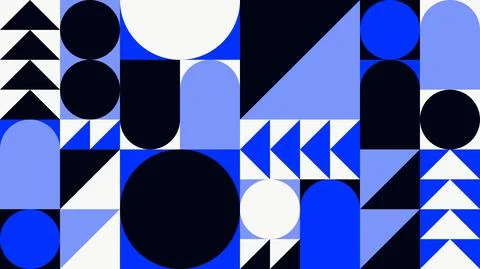 Abstract Geometric Vector Background Stock Illustration