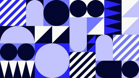 Abstract Geometric Vector Background Stock Illustration