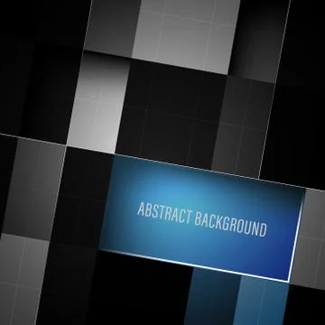 Abstract geometric vector background with square pattern. Stock Illustration