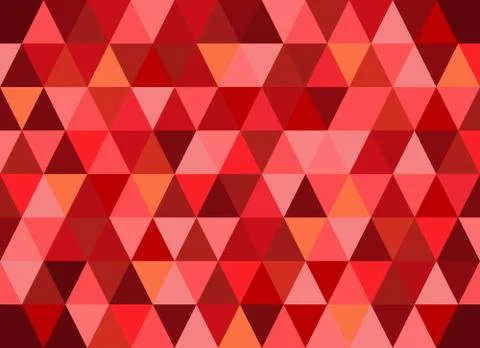 Abstract geometric vector background, triangle pattern. Stock Illustration