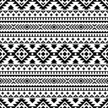 Abstract geometric vector illustration. Ethnic texture motif. Stock Illustration