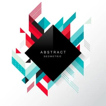 Abstract geometric , vector pattern and background Stock Illustration