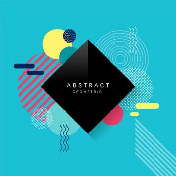 Abstract geometric , vector pattern and background Stock Illustration