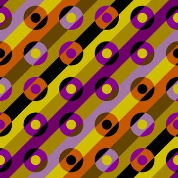 Abstract Geometric Vector Pattern Design. Khaki and purple colors. Seamless.. 스톡 일러스트