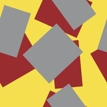 Abstract geometric vector seamless pattern. Colorful rectangles Ultimate Gray イラスト素材