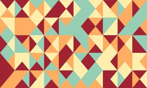 Abstract geometric vector with sharp shapes and mosaic texture. Perfect for p Illustrazione stock