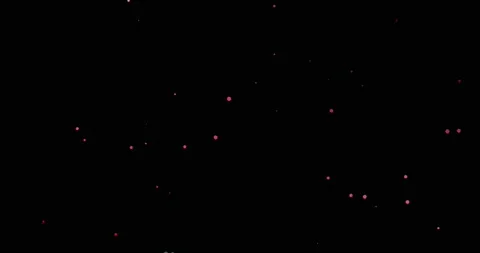 Abstract geometric video background, pink triangles and hexagons from particles Stock-Footage 164491290