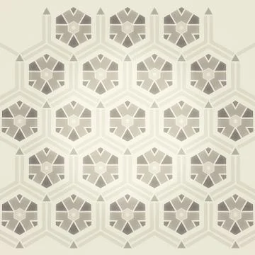 Abstract Geometric Vintage Pattern Stock Illustration
