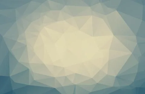 Abstract geometric vintage/pastel/modern  background of triangular polygons.  Stock Illustration