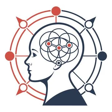 Abstract Geometric Virtual Modern Stock Illustration