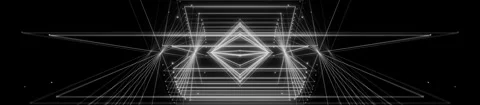 Abstract Geometric VJ Loop Pack Stock Footage 340975456