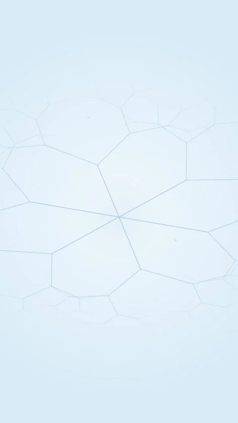 Abstract Geometric Voronoi Pattern Animation in Light Blue Stock Footage 346196608
