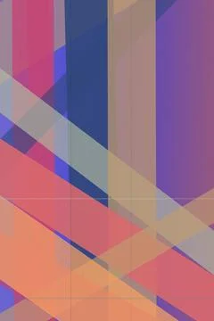 Abstract geometric wallpaper with overlapping triangles and diagonal bands .. Illustrazione stock