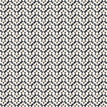 Abstract Geometric Wave And Dot Pattern for Modern Interior Decor イラスト素材