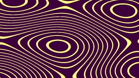 Abstract geometric wave pattern background with flowing lines in gold and d.. Stock Footage 340380686