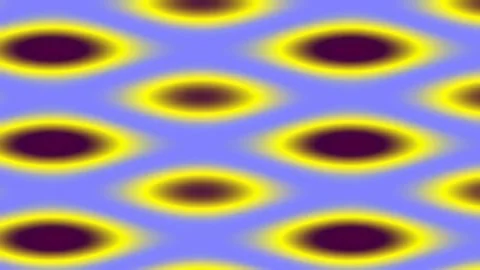 Abstract geometric wave pattern background with deep purple and yellow glow Stock Footage 341057237