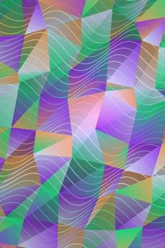Abstract Geometric Wave Pattern Photos