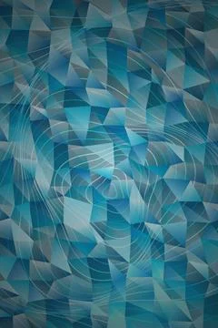 Abstract Geometric Wave Pattern Фото