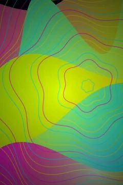 Abstract Geometric Wave Pattern Stock Photos