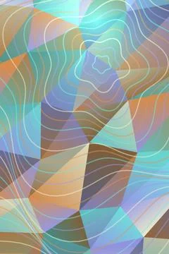 Abstract Geometric Wave Pattern Stock Photos