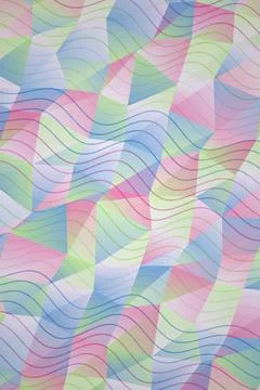 Abstract Geometric Wave Pattern Stock Photos