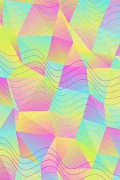 Abstract Geometric Wave Pattern Stock Photos