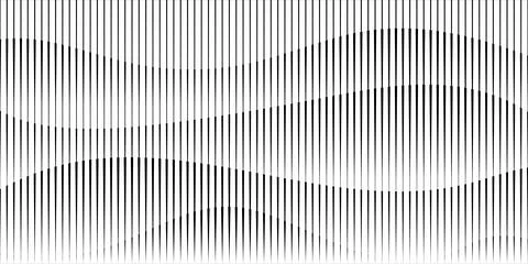 Abstract geometric waves line pattern on white background. Modern texture d.. Ilustración de archivo