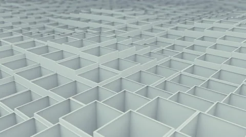 Abstract Geometric Waving Background, 4k Loopable 3d Animation Stock Footage 68369340