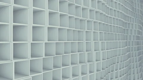 Abstract Geometric Waving Background, 4k Loopable 3d Animation Stock Footage 68369382