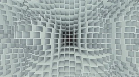 Abstract Geometric Waving Background, 4k Loopable 3d Animation Stock Footage 68369666