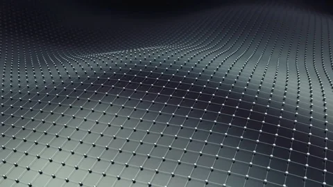 Abstract Geometric Waving Background, 4k Loopable 3d Animation Video stock 71472257