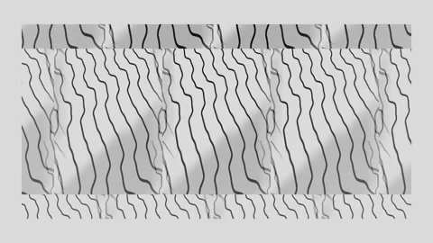 Abstract geometric wavy black shapes Stock Footage 159956144