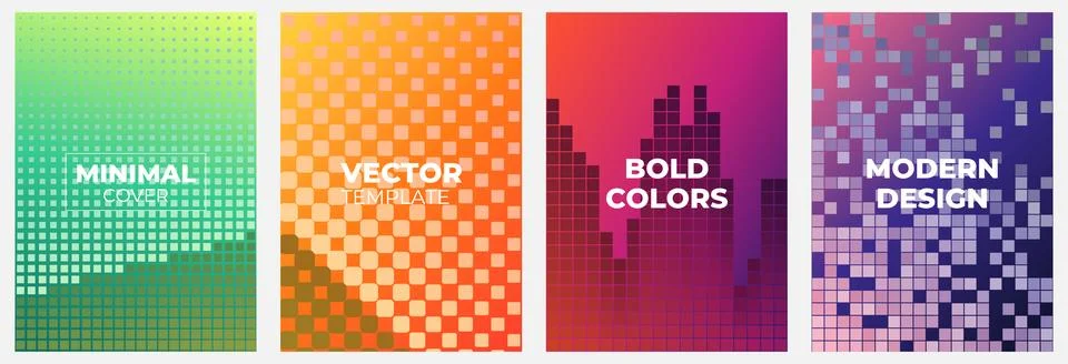 Abstract Geometric Web Design Patterns Stock Illustration