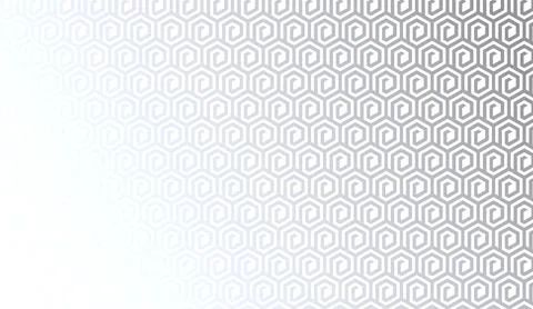Abstract geometric white and grey background with modern hexagon pattern design イラスト素材