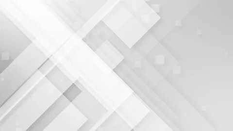 Abstract geometric white and silver grey motion background loop Stock Footage 108089995