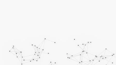 Abstract geometric white background. Plexus mesh backdrop. Stock Illustration