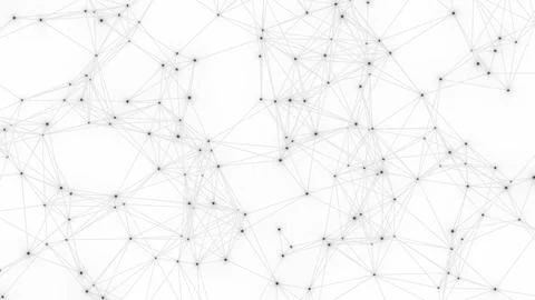Abstract geometric white background. Plexus mesh backdrop. Stock Illustration