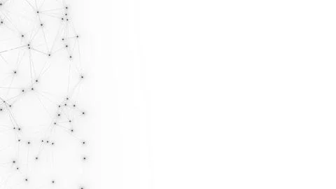 Abstract geometric white background. Plexus mesh backdrop. Stock Illustration
