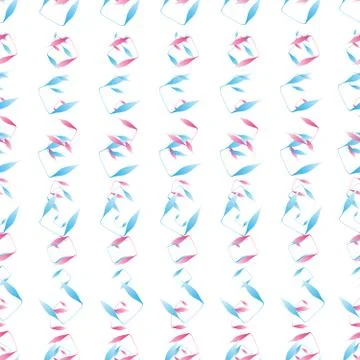 Abstract geometric on white background texture, geometric shape pattern Stock Illustration