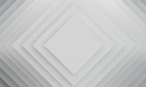 Abstract geometric white color texture background. 3d rendering. Stockillustratie