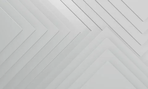 Abstract geometric white color texture background. 3d rendering. イラスト素材