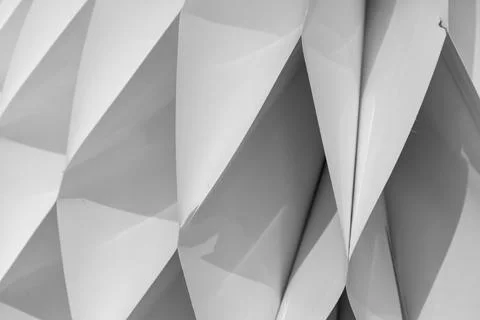 Abstract geometric white diamond shape Stock Photos