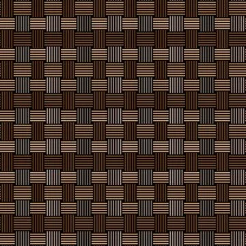 Abstract geometric wicker texture. Seamless vector pattern. Stock Illustration