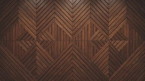 Abstract Geometric Wooden Pattern Texture Design. Stock Illustration