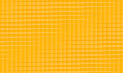 Abstract geometric yellow background with square shapes halftone texture Stock Illustration